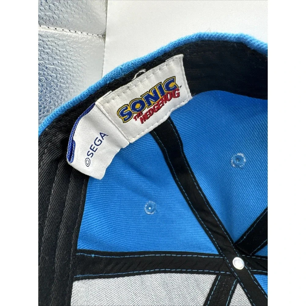 Sonic The Hedgehog Baseball Cap Men's‎ One Size Blue Adjustable Snapback Hat - Picture 6 of 6
